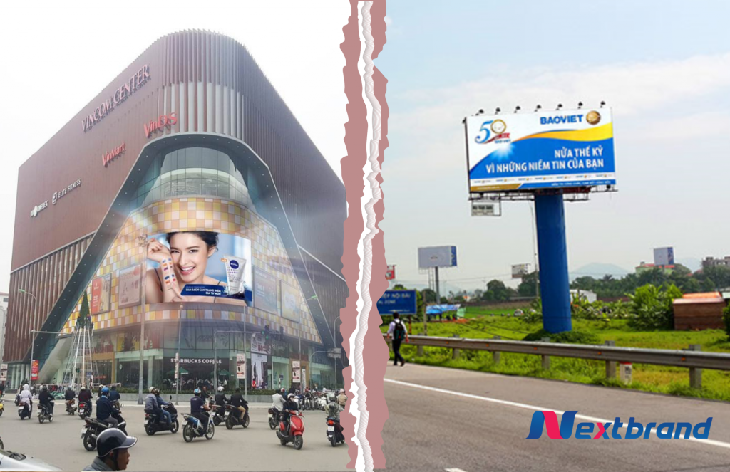 quảng cáo màn hình LED và quảng cáo Billboard