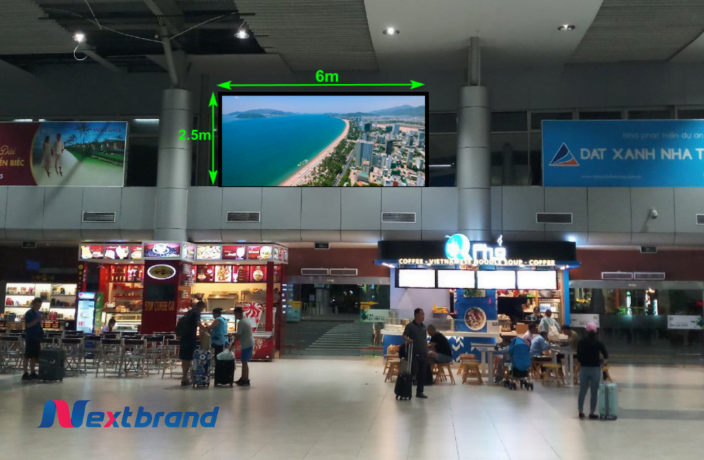 Airport LED advertising 