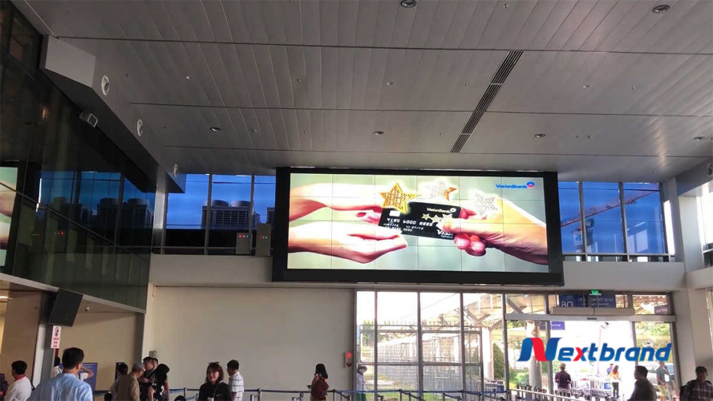 Airport LED advertising