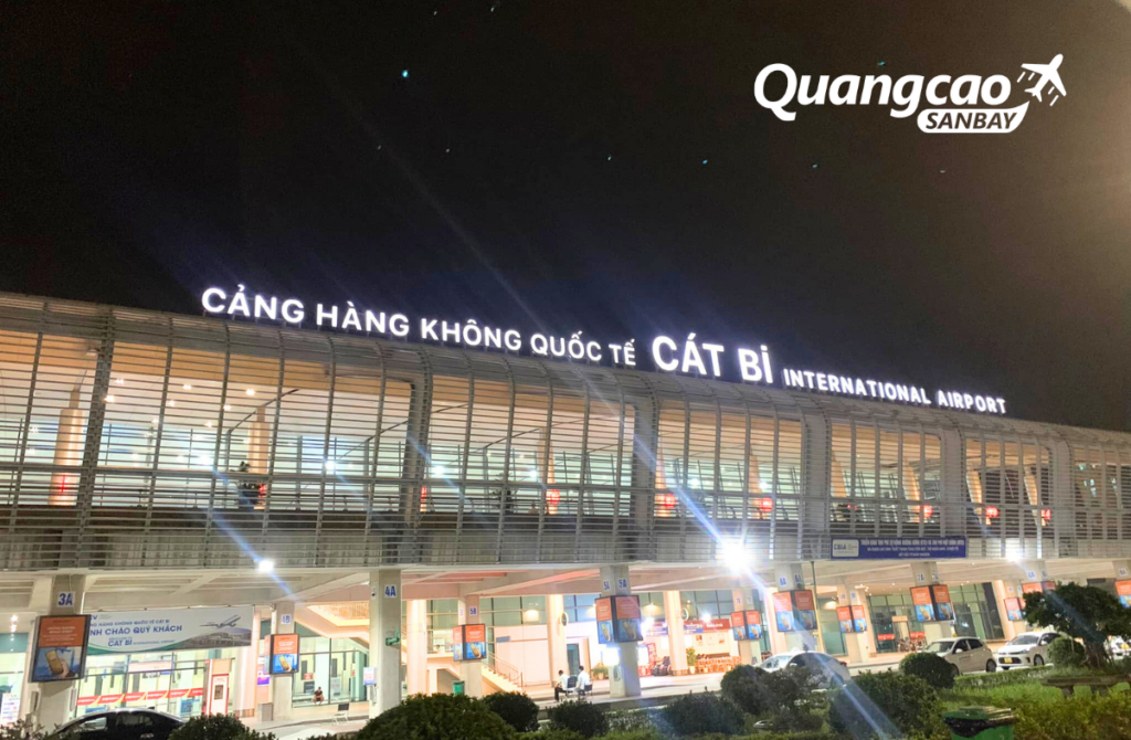 Quảng cáo màn hình LED sân bay Cát Bi có nhiều tiềm năng để khai thác