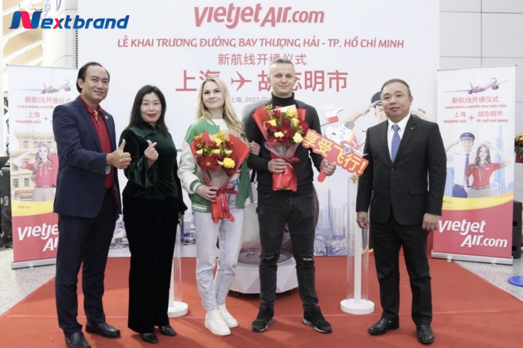 Đường bay thẳng giữa Thượng Hải và TPHCM của Vietjet được khai trương