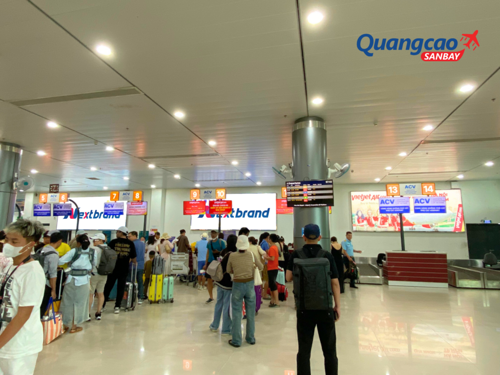 Quảng cáo sân bay Phù Cát khu vực check-in