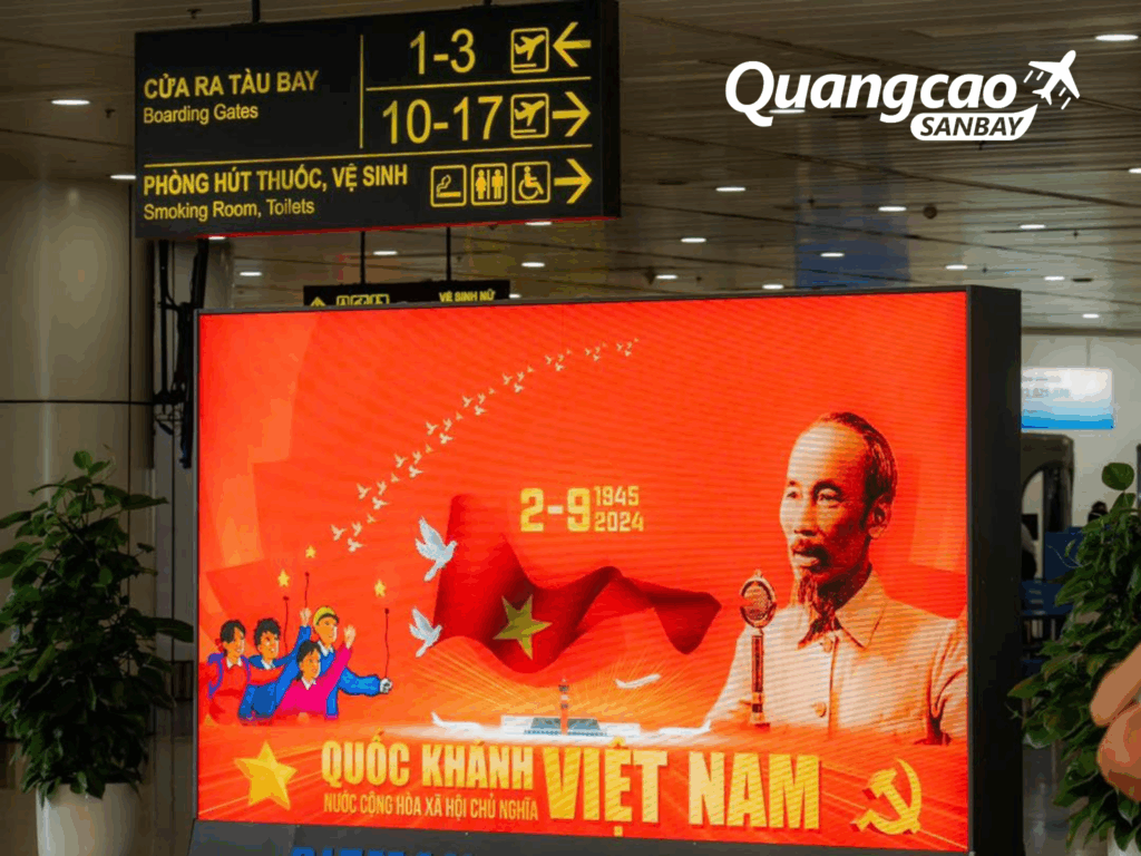 Triển khai quảng cáo màn hình LED sân bay đúng quy định của Cảng hàng không