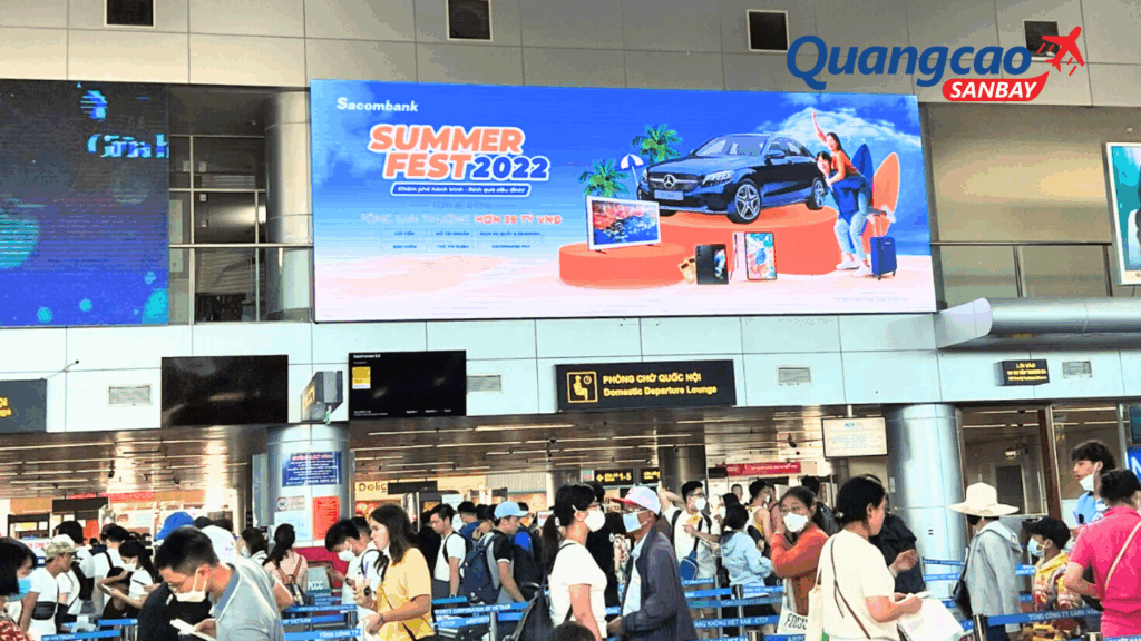 Chi phí quảng cáo màn hình LED sân bay