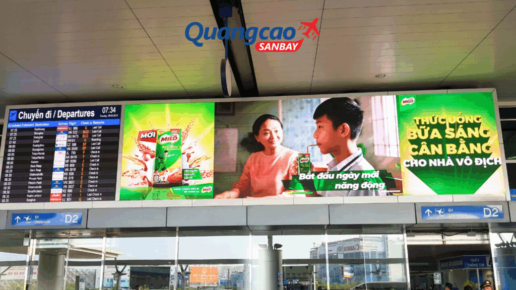 Màn hình LED sân bay Tân Sơn Nhất