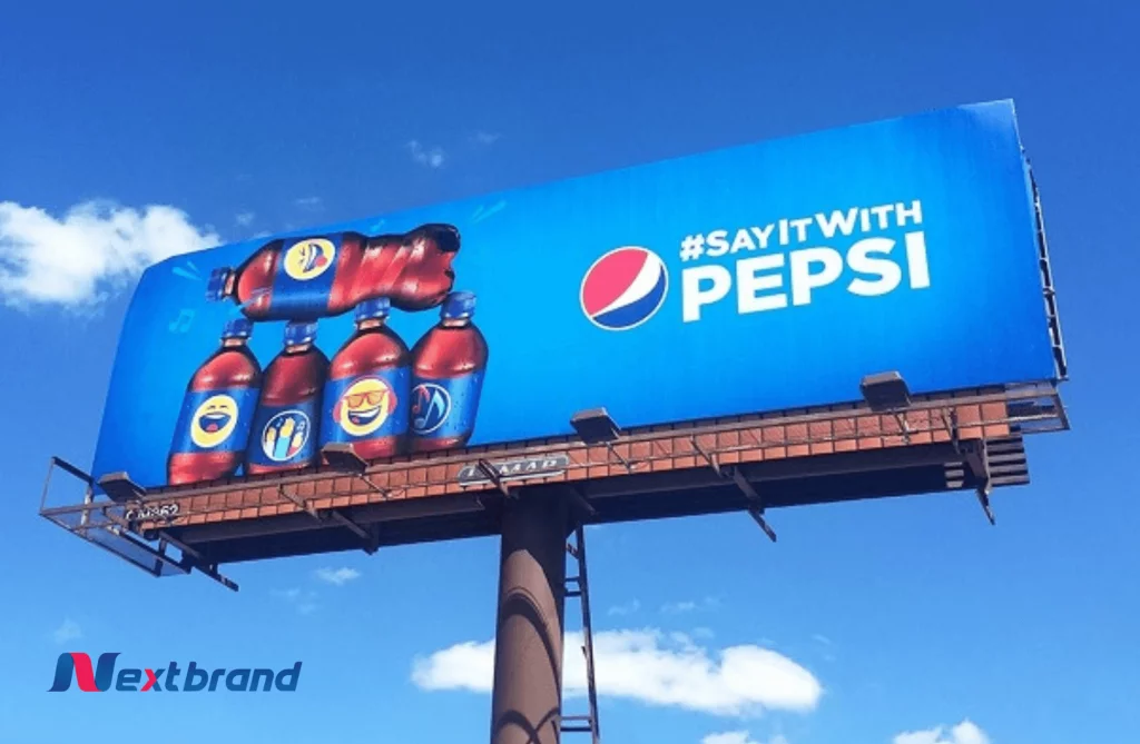 Biển quảng cáo ngoài trời của Pepsi