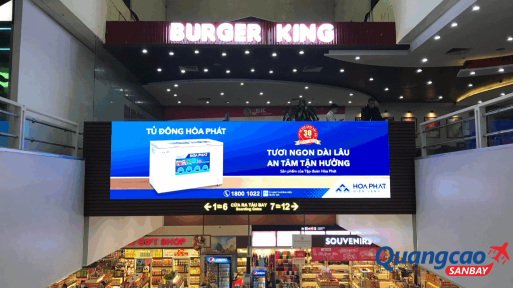Màn hình LED sân bay Nội Bài