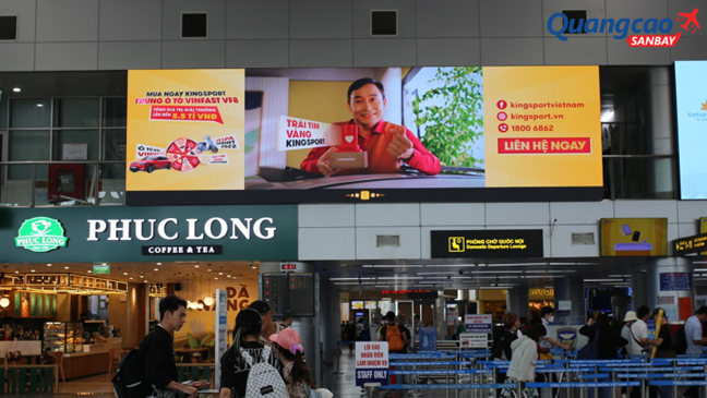 Quy trình quảng cáo màn hình LED tại sân bay Đà Nẵng