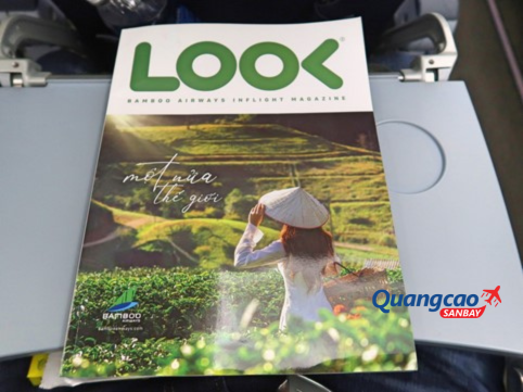 Quảng cáo tạp chí Look - Tạp chí hãng hàng không Bamboo Airways