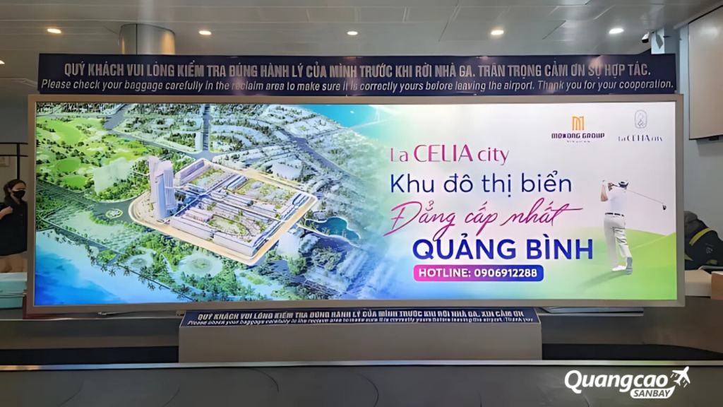 Lựa chọn đơn vị cung cấp dịch vụ quảng cáo biển hộp đèn sân bay Đồng Hới uy tín