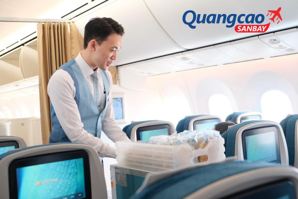 Khung giờ ăn trên máy bay Vietnam Airlines