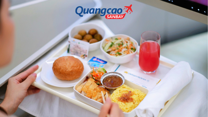 Món ăn trưa/ tối trên các chuyến bay của Vietnam Airlines