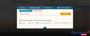 Chọn chỗ ngồi trên website/ứng dụng của Vietnam Airlines - mục quản lý đặt chỗ