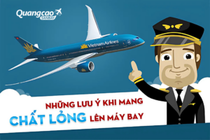 Quy định mang chất lỏng lên máy bay Vietnam Airlines