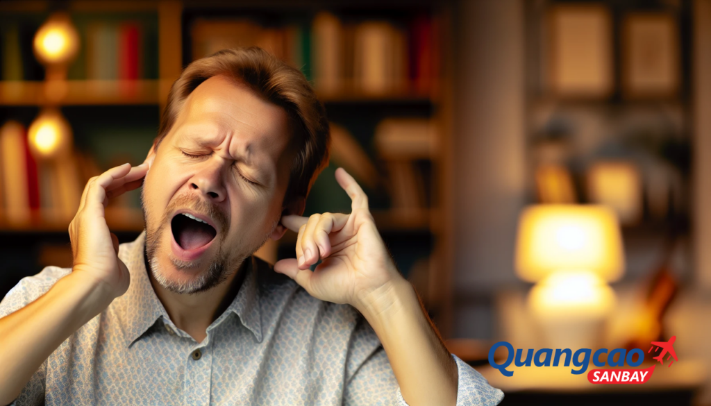 Ngáp hoặc mở rộng miệng nhiều lần sẽ giúp giảm ù tai