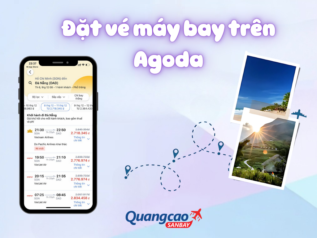 Đặt vé máy bay trên Agoda có uy tín không?