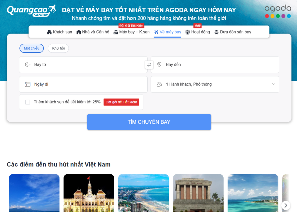 Ưu điểm và hạn chế khi đặt vé máy bay trên Agoda