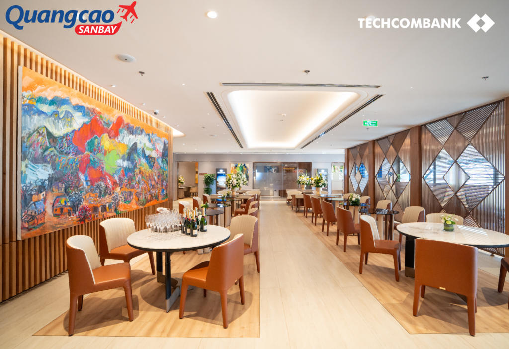 Phòng chờ sân bay của Techcombank