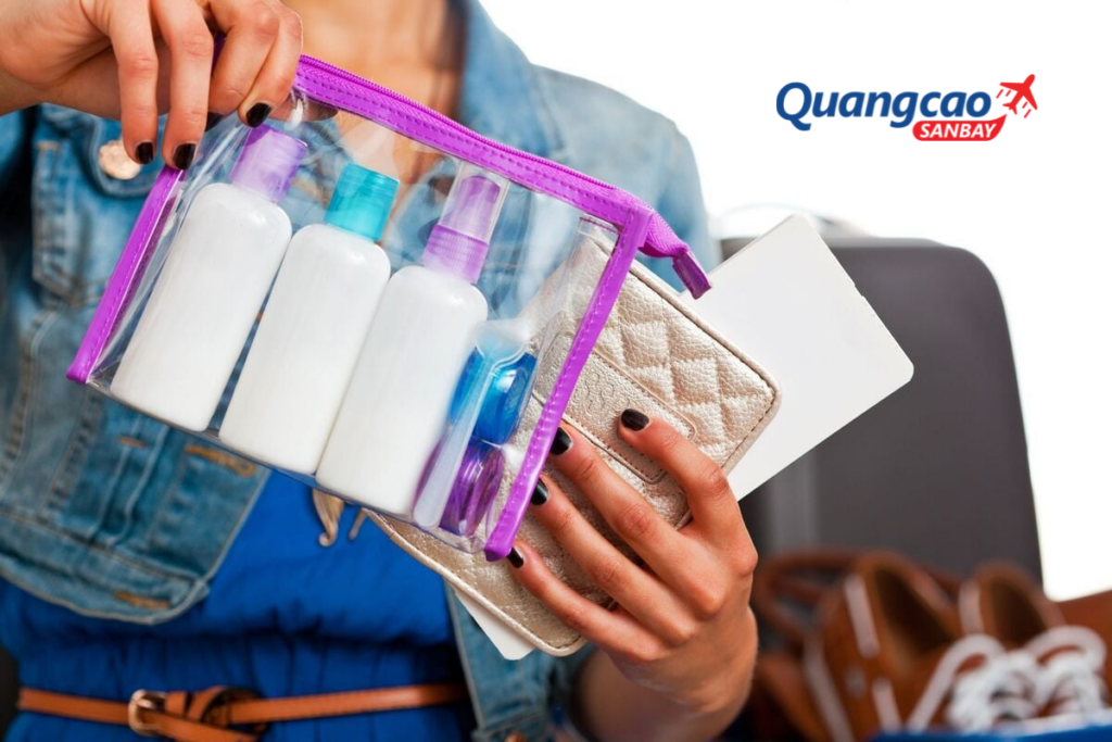 Quy định mang dầu gội khô lên máy bay theo diện hành lý xách tay