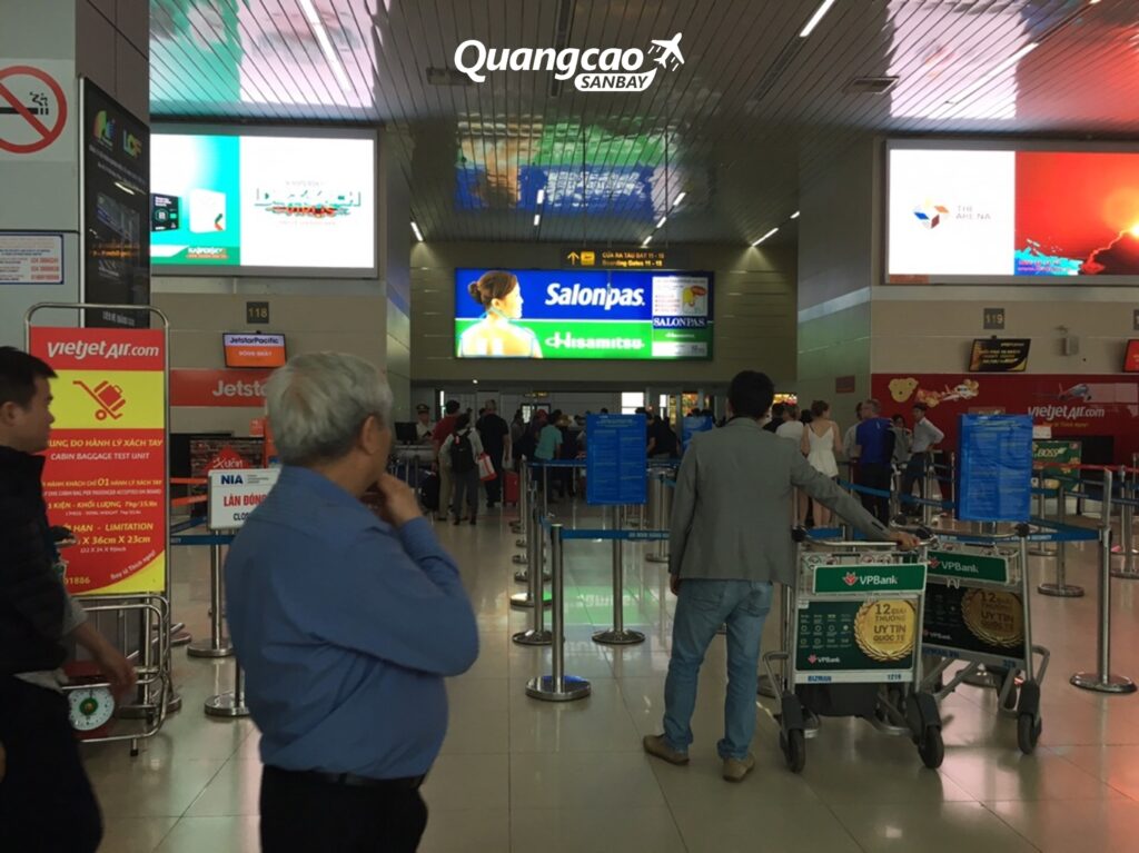 Security area at Noi Bai International Airport