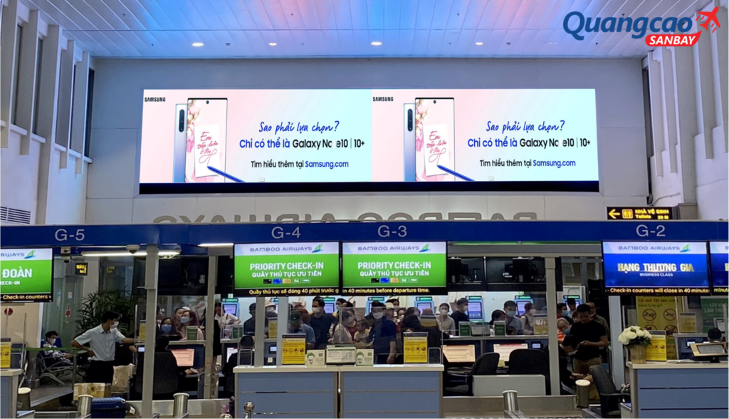 Advertising implementation process at Tan Son Nhat Airport