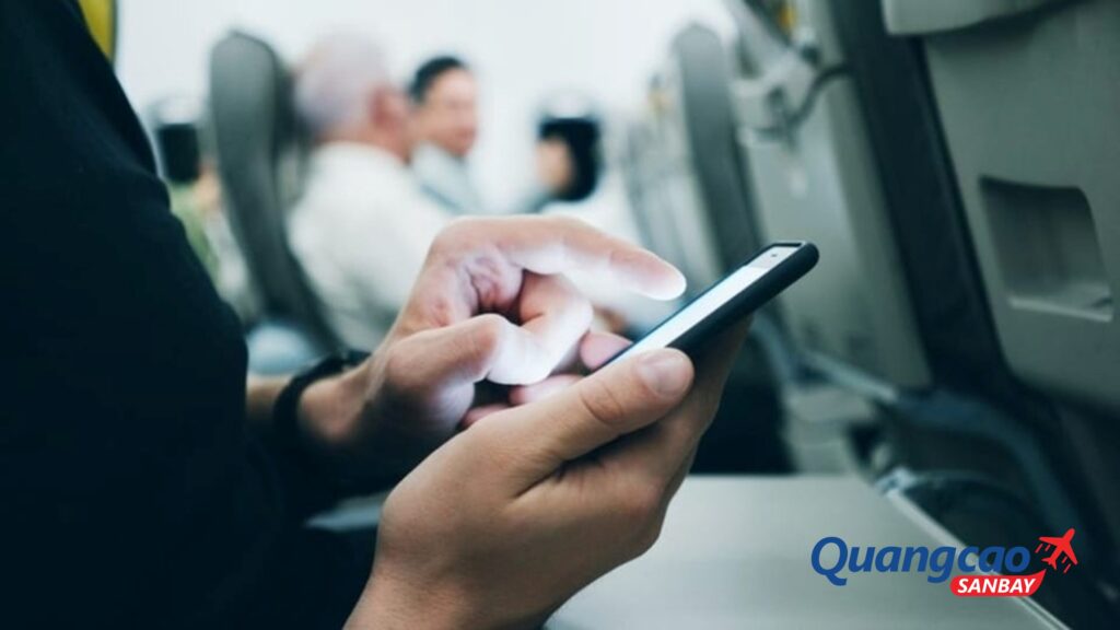 Khi nào không được dùng điện thoại trên máy bay