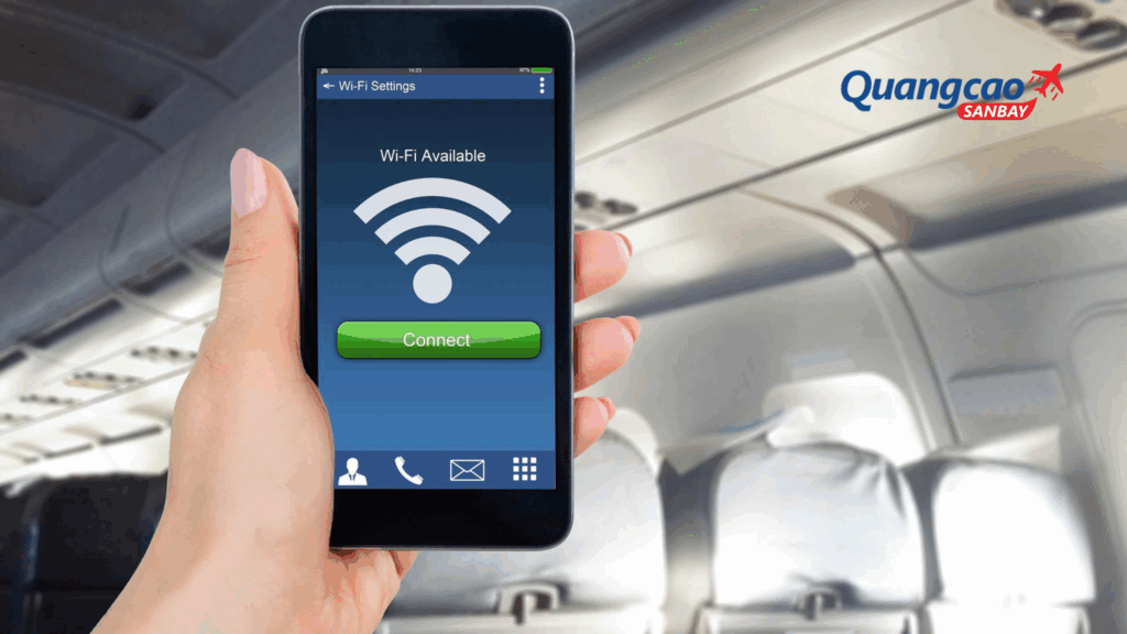 Hành khách có thể truy cập Internet qua Wi-Fi trên máy bay