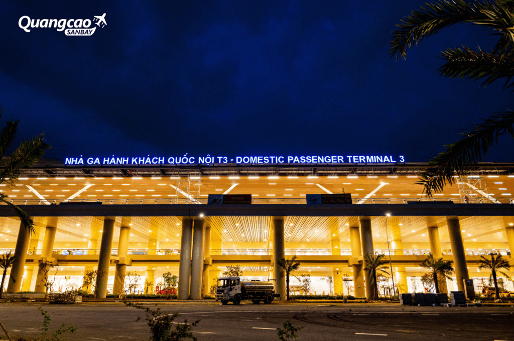 Domestic Terminal T3 Tan Son Nhat International Airport is large and modern