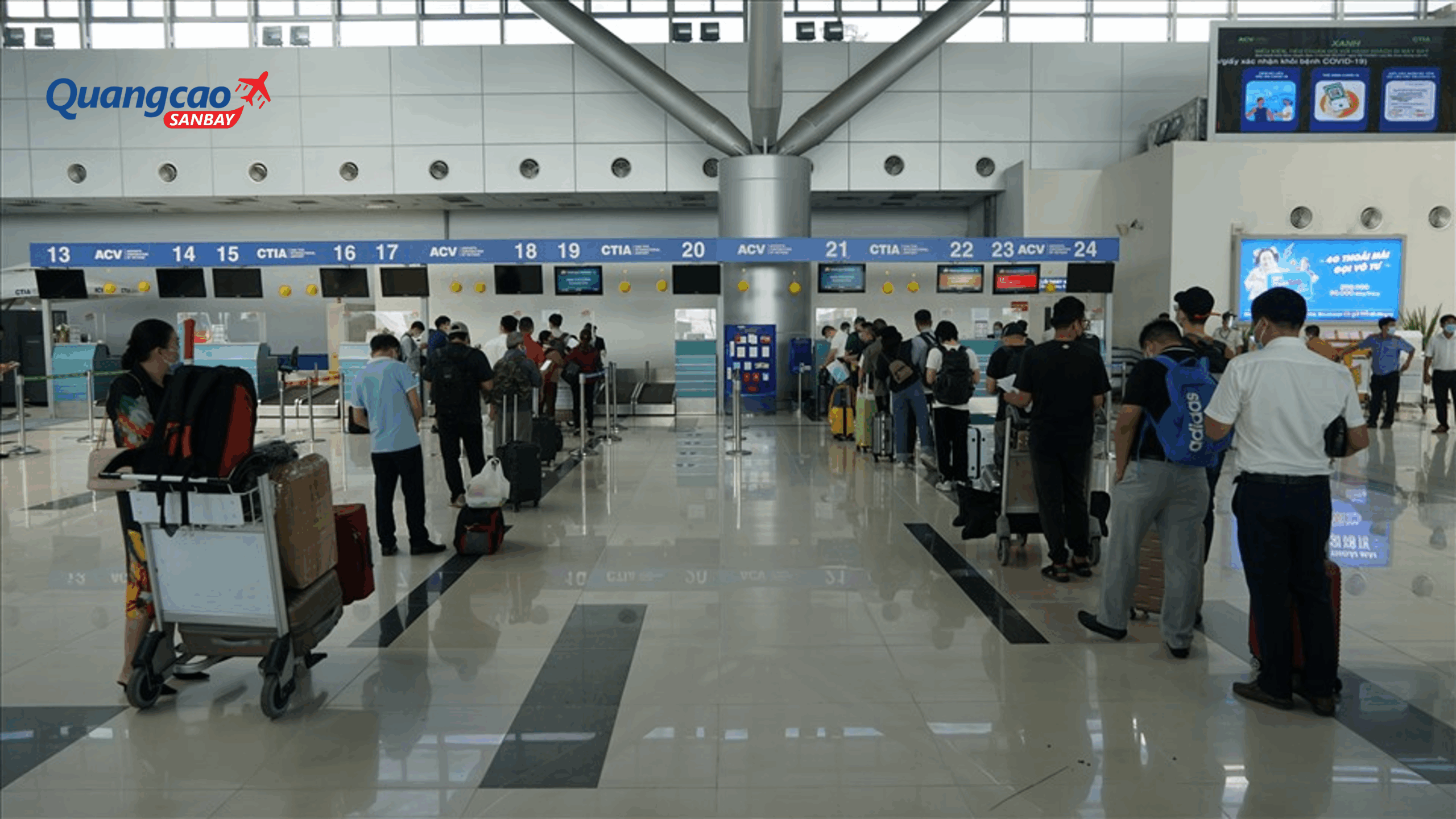 Can Tho Airport features modern infrastructure and comprehensive facilities