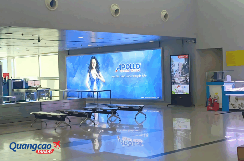 Phu Quoc airport advertising light box sign