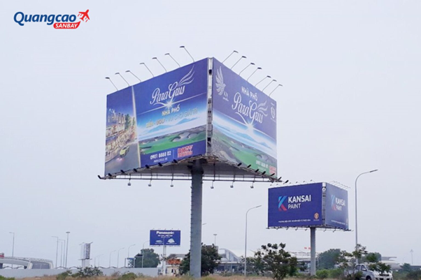 Advertising billboard at Tuy Hoa airport