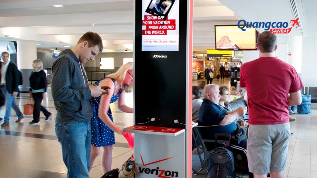 Charging station advertising