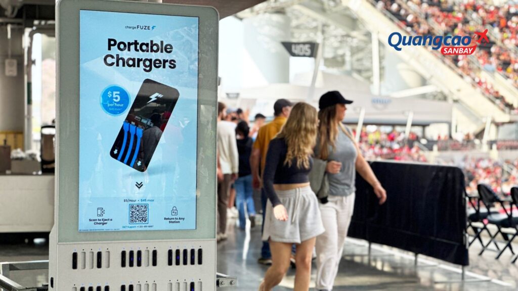 Charging station ads