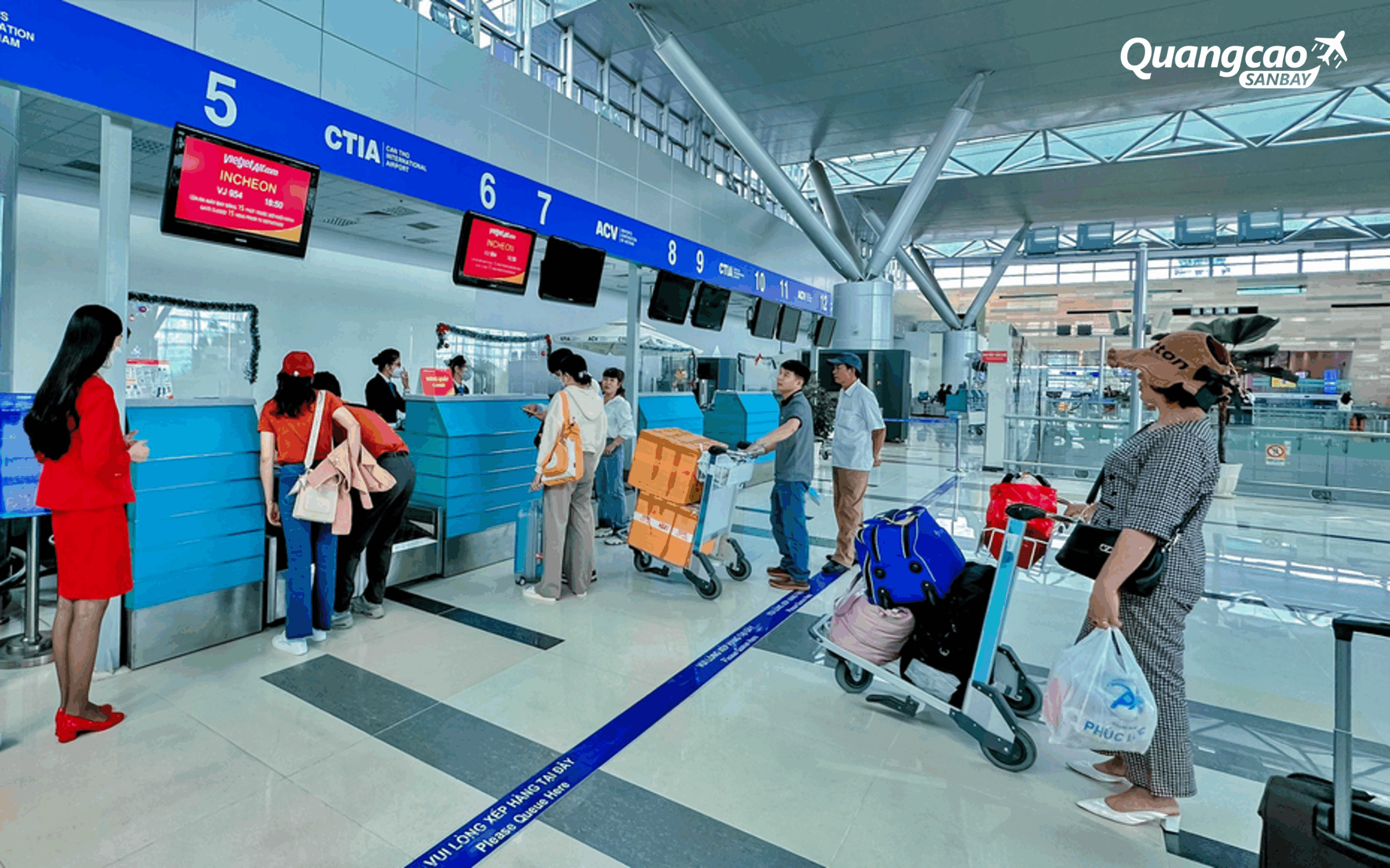 Can Tho Airport advertising helps expand opportunities for investment and business partnerships