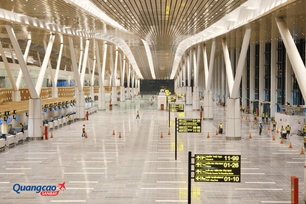 Advertising at Terminal T3 at Tan Son Nhat Airport helps enhance brand reputation