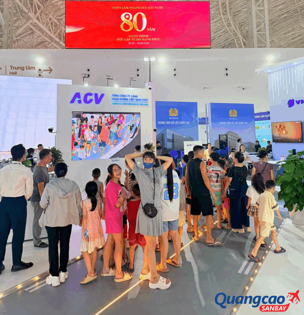 Một góc không gian triển lãm của ACV