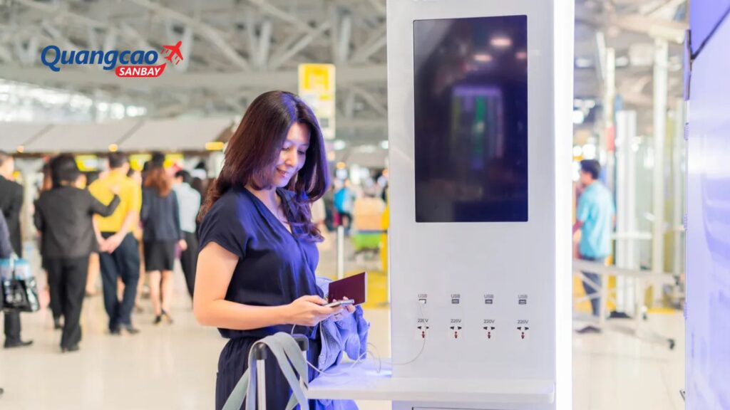 Charging station advertising