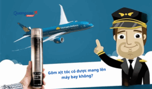 Gôm xịt tóc có được mang lên máy bay không? Quy định cần biết