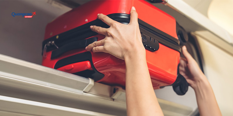 Kích thước hành lý xách tay được hãng quy định nhằm đảm bảo an toàn và tiện lợi cho hành khách