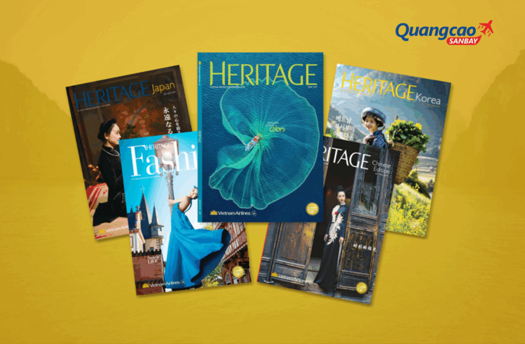 Heritage magazine advertising