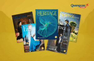 Heritage magazine advertising