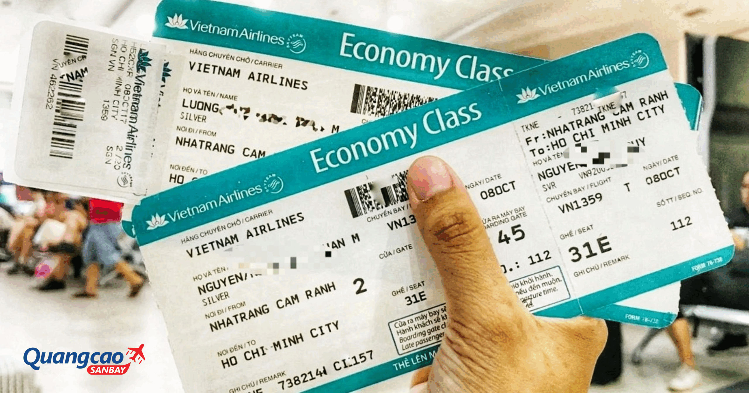 Nên kiểm tra kỹ các thông tin trên vé máy bay