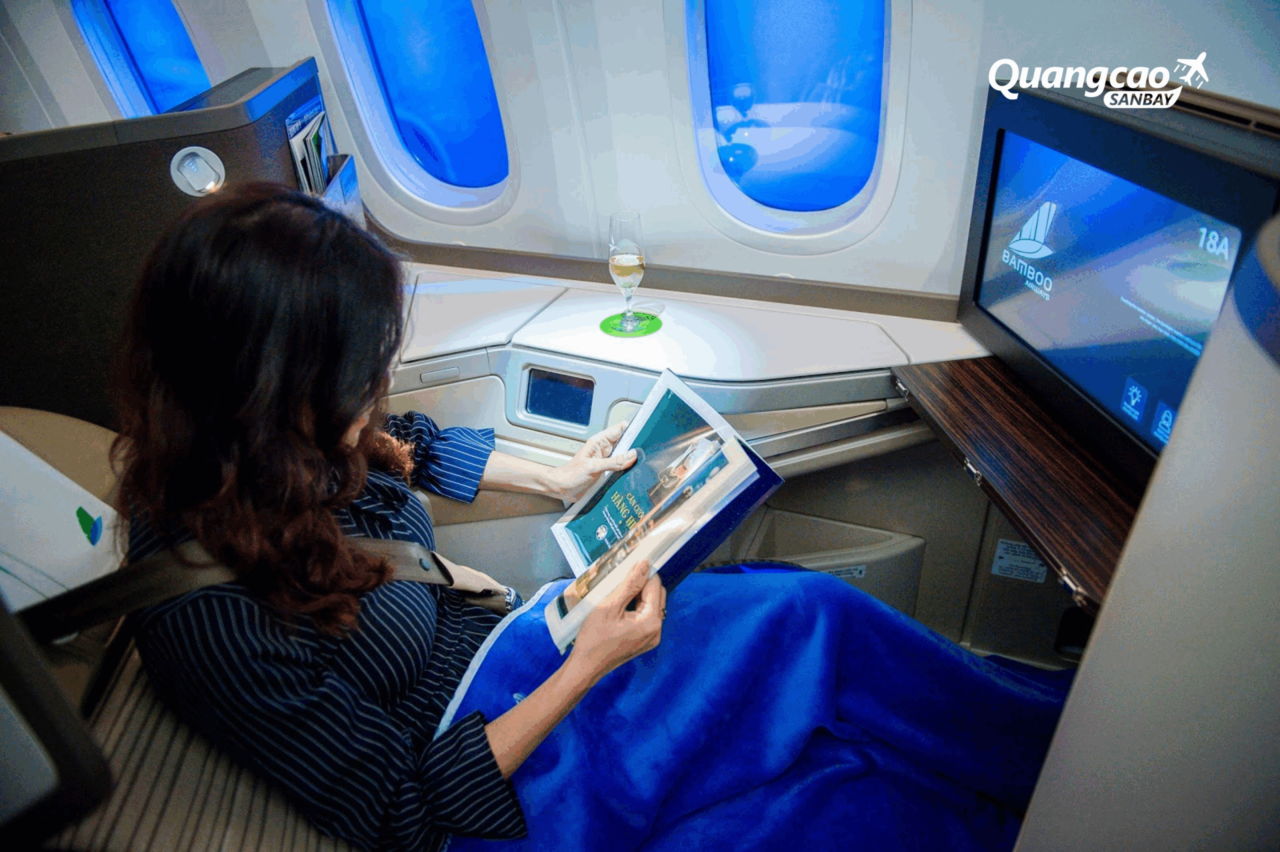 Advertising on Bamboo Airways planes