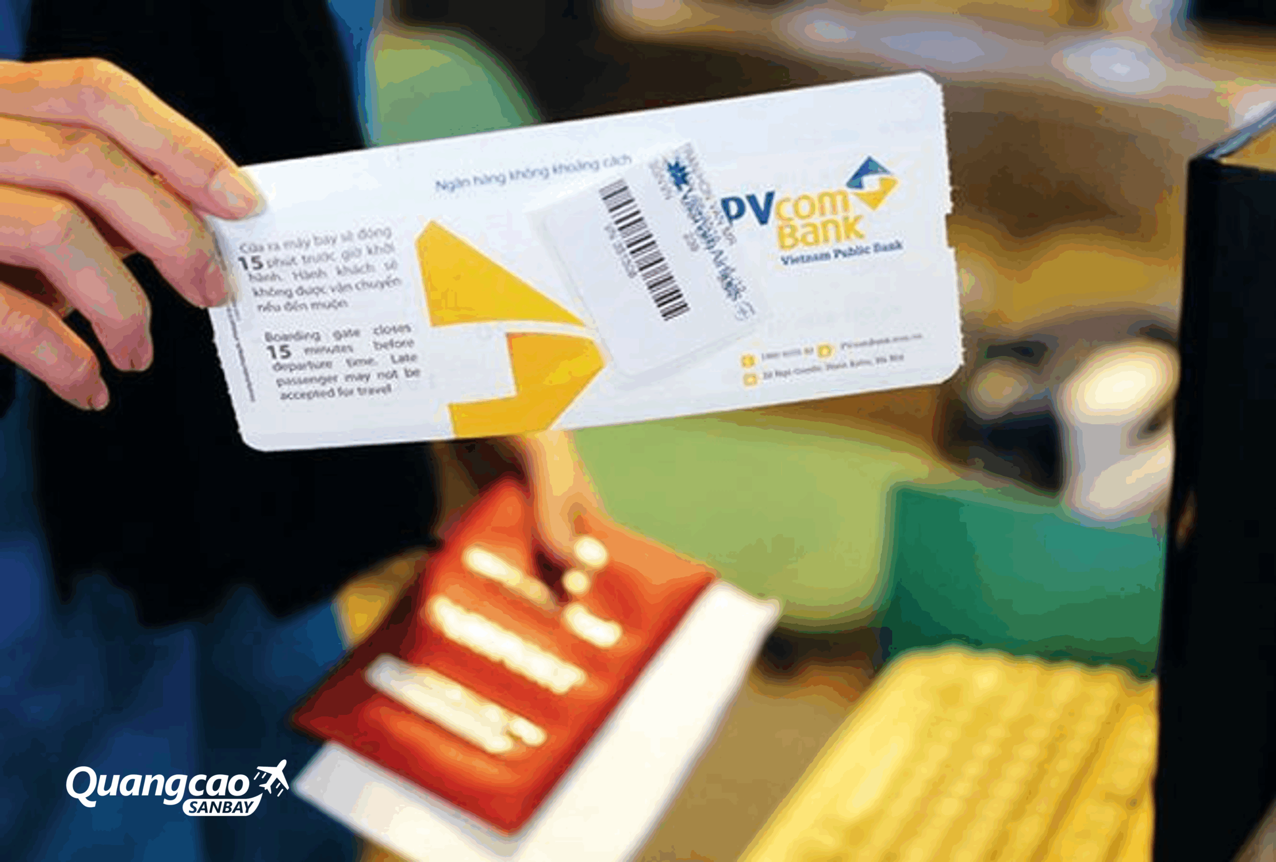 Boarding pass advertising