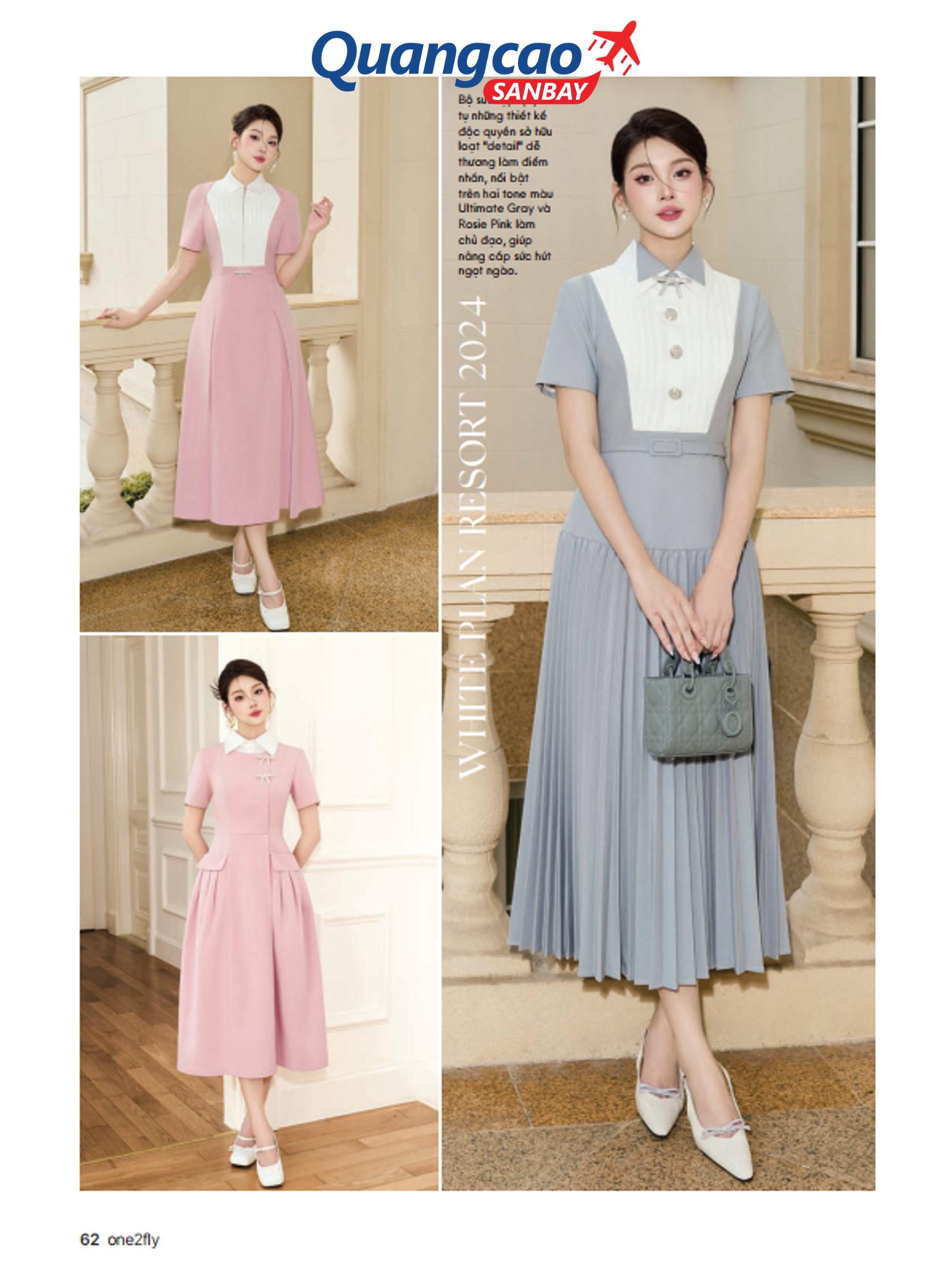 Collection advertisement in One2Fly magazine