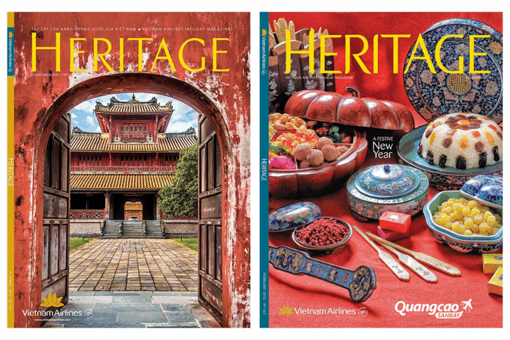 Image advertising in Heritage Magazine