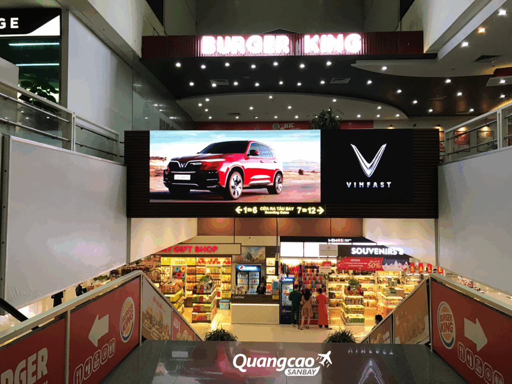 Quảng cáo màn hình LED tại sân bay Việt Nam