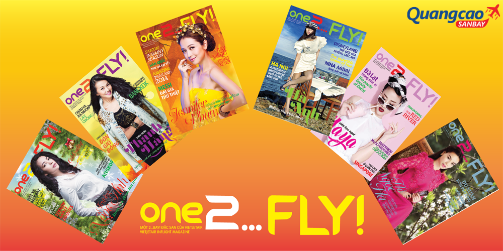 One2Fly in-flight magazine advertising
