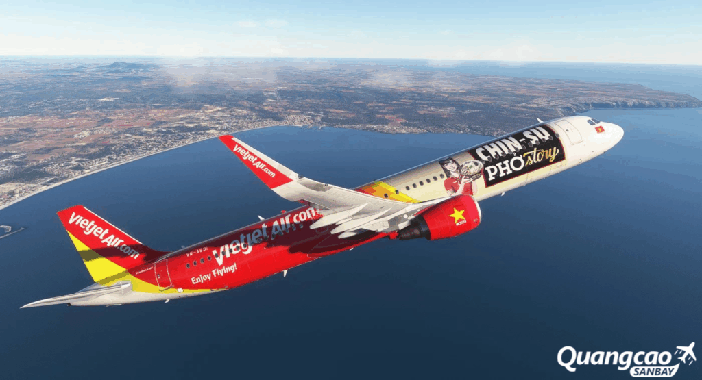 Aircraft exterior advertising