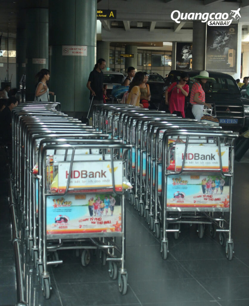 Luggage Trolley Advertising